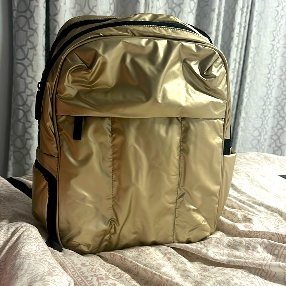 CalPak Luka 15 Inch Backpack - Gold